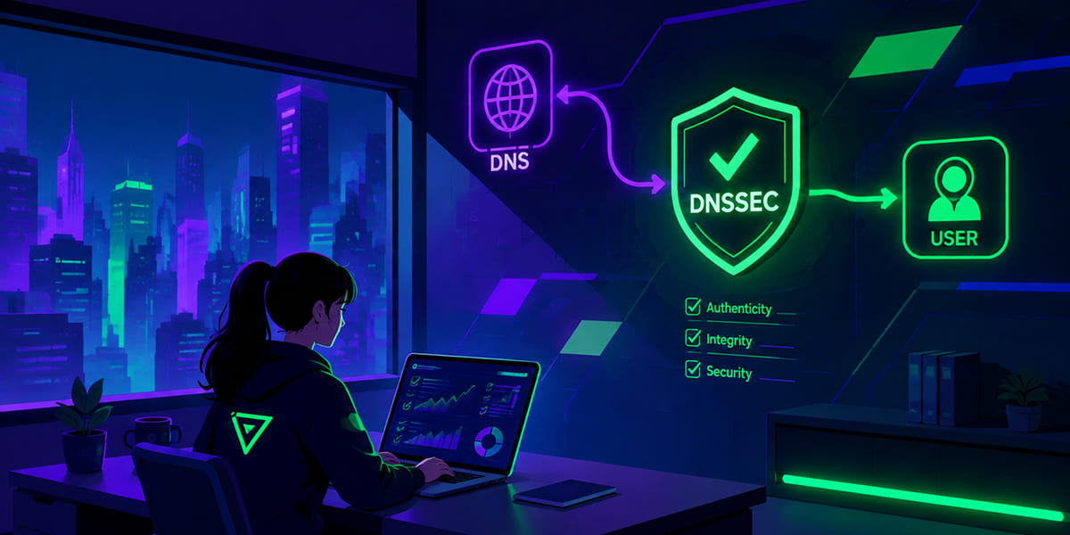 DNSSEC protecting the authenticity and integrity of DNS responses