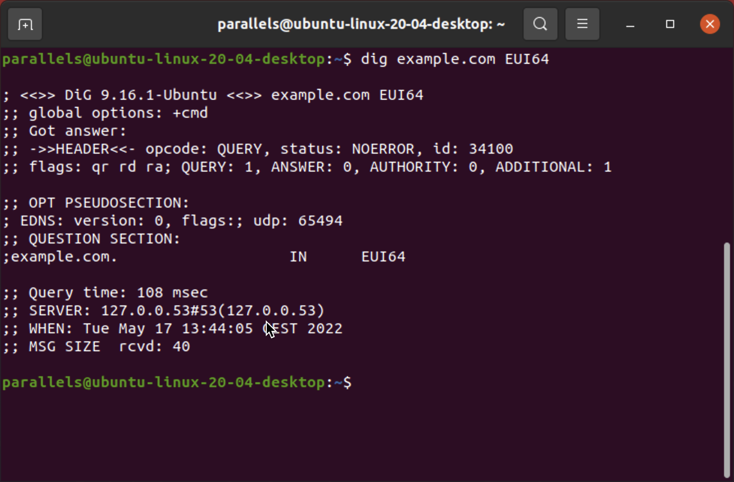 EUI64 lookup in Linux
